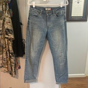 CAbi Blue Straight Jeans Classic Style